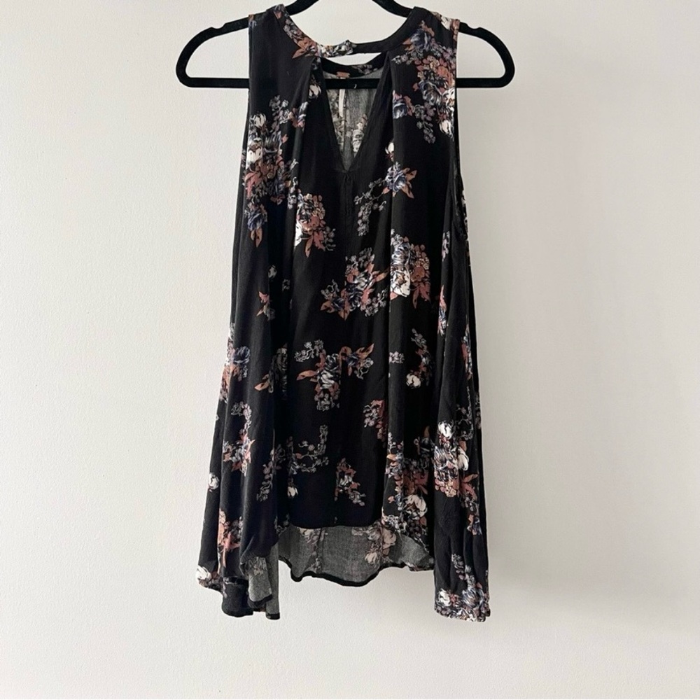 FREE PEOPLE Snap Out Of It
Sleeveless Tree Swing Tunic Dress XS